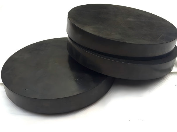 Bridge plate rubber bearings