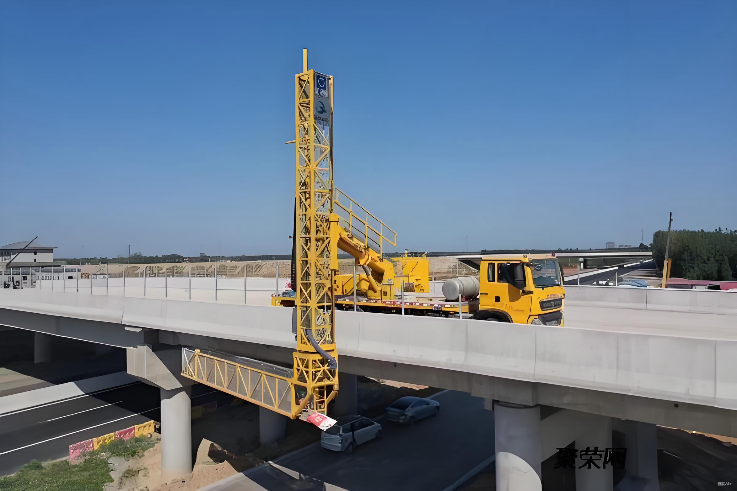 Bridge inspection vehicle