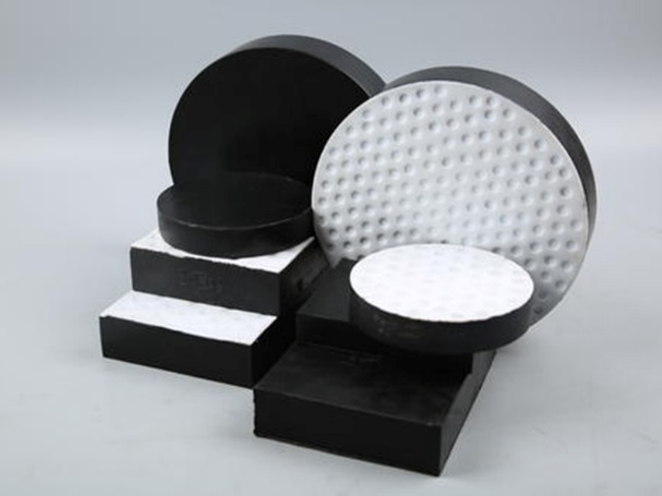 Bridge plate rubber bearings