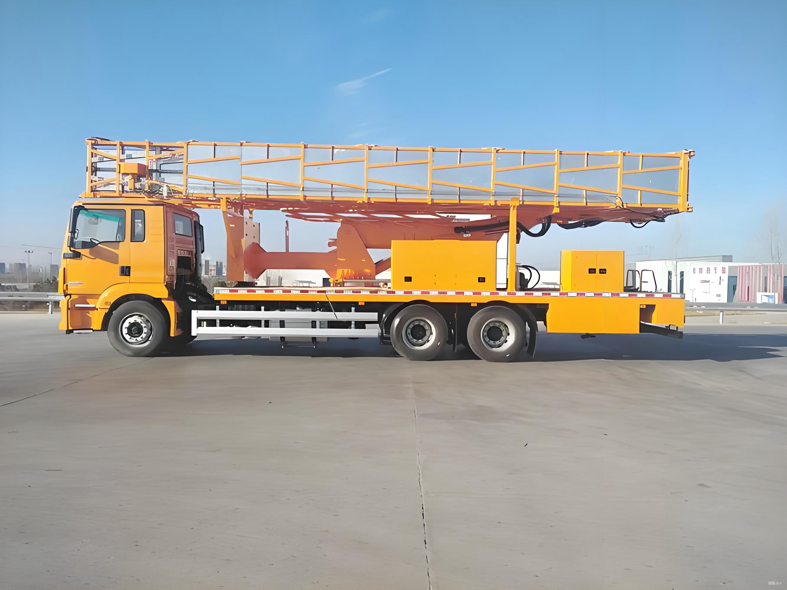 Bridge inspection vehicle